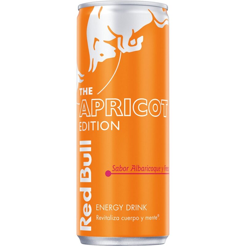 Red Bull Energy Drink Sabor Albaricoque y Fresa